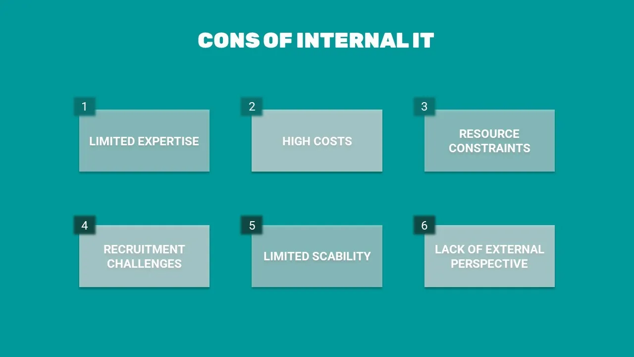 Cons of Internal IT