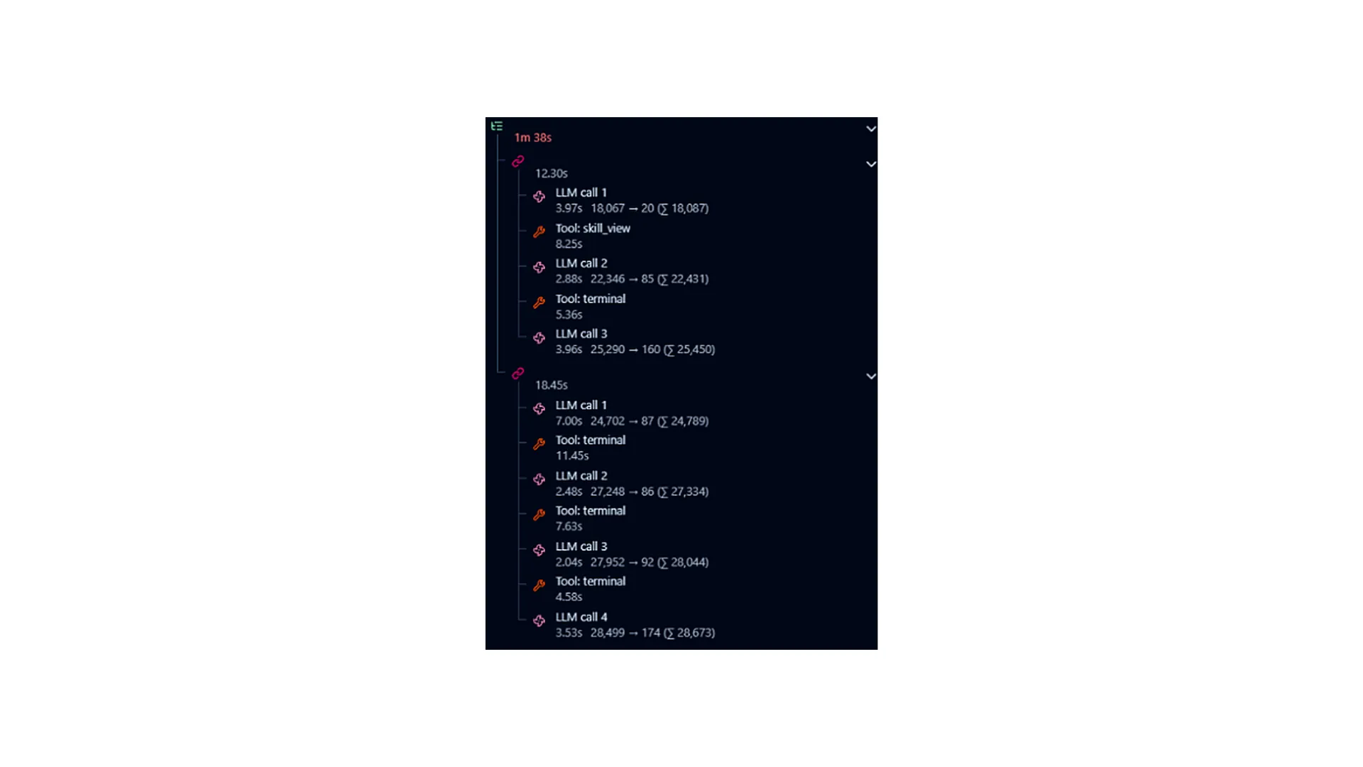 Beamind conversation trace